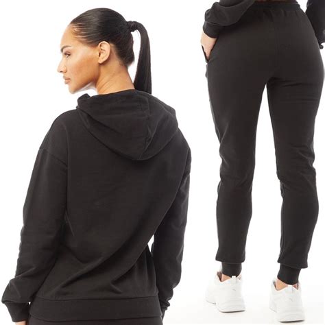 zwart joggingpak dames